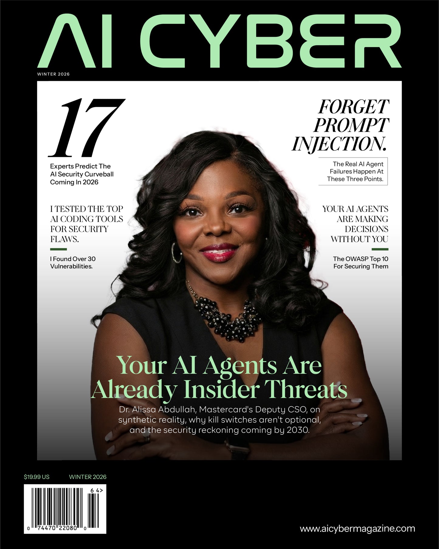 Paperback of AI Cyber Magazine Winter 2026 Issue